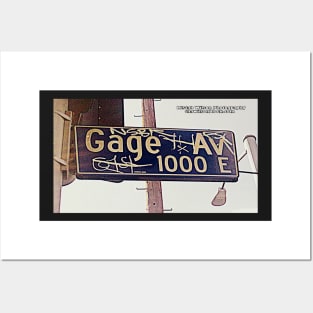 Gage Avenue, Los Angeles, California by Mistah Wilson Posters and Art